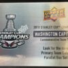 2018 Stanley Cup Champship, 30 Card Set, Possible upto 5 Card Insert Set - Image 3