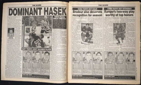 THE HOCKEY NEWS - Vol. 50, No. 33 May 1997 - Dominik Hasek, Player of the Year - Image 2