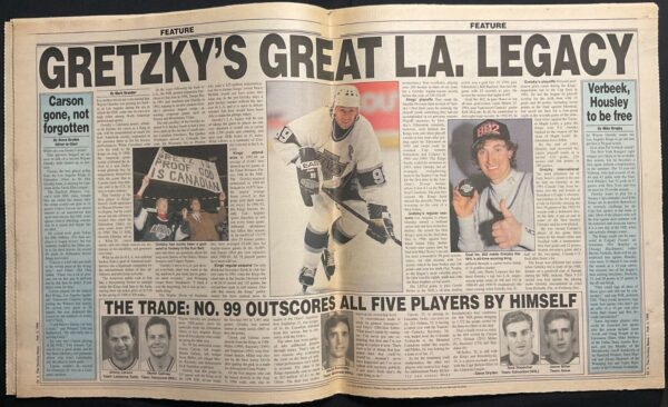 THE HOCKEY NEWS - Vol. 49, No. 20 - Feb. 1996 Featuring Gretzky and Brian Leetch - Image 2