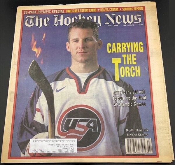 THE HOCKEY NEWS - Feb. 1998 - Vol.51, No.22 - Cover Story on Keith Tkachuk