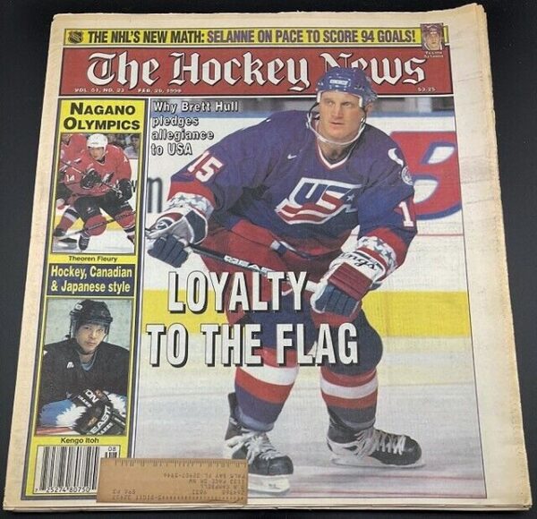 THE HOCKEY NEWS - Feb. 1998 - Vol.51, No.23 - Brett Hull and Team USA