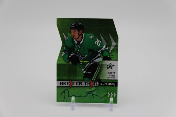 2023-24 Upper Deck Synergy Roope Hintz Auto Green /25