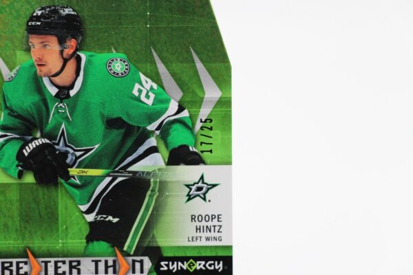 2023-24 Upper Deck Synergy Roope Hintz Auto Green /25 - Image 4