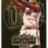 1995 Fleer Basketball - Lou Vaught - Gold Parallel #84 - Image 2