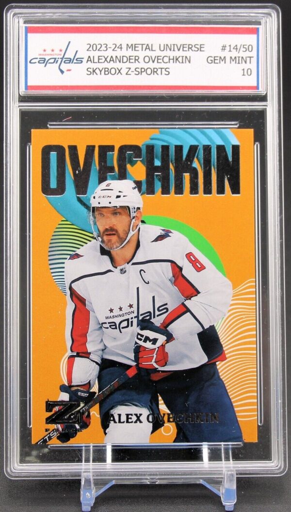 2023-24 Metal Universe - Skybox Z-Sports Alex Ovechkin #14/50 SGS 10