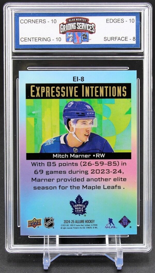 2024-25 Upper Deck Allure Mitch Marner Expressive Intentions - SGS9.5 EI-8 - Image 2